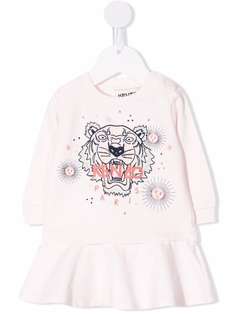 Kenzo Kids платье из органического хлопка с принтом