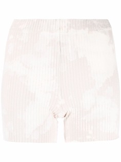 Cotton Citizen tie-dye ribbed shorts