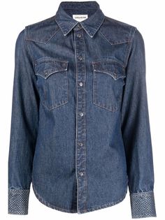 Zadig&Voltaire джинсовая рубашка Thelma в стиле вестерн