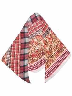 Pierre-Louis Mascia mix-print silk scarf