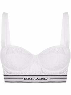 Dolce & Gabbana кружевной бюстгальтер-балконет