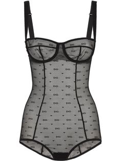 Dolce & Gabbana боди с монограммой