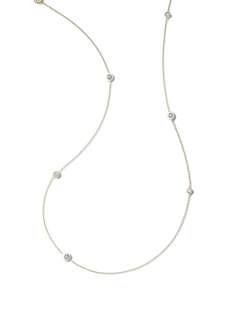 IPPOLITA колье Stardust из желтого золота с камнями