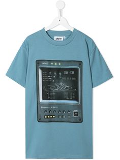 Molo TEEN graphic-print cotton T-shirt