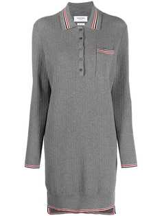 Thom Browne платье-джемпер с полосками RWB