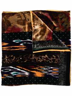 Pierre-Louis Mascia panelled silk-blend scarf