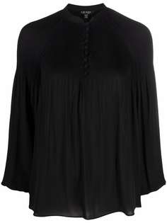 Lauren Ralph Lauren pleated long-sleeve shirt