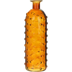 Ваза Hakbijl glass Bottle Bubble янтарный 9х26 см