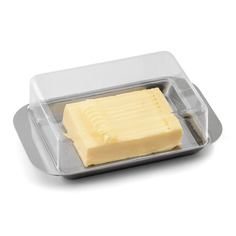 Масленка с акриловой крышкой Weis 9,5x15 см