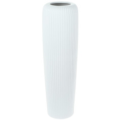 Ваза Ad trend Ceramic белая 13,5х46 см