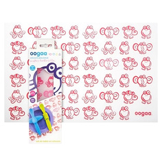 Коврик силиконовый Oogaa розовый 35 x 25 см