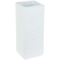 Ваза Ad trend Ceramic белая 7х7х17,5 см