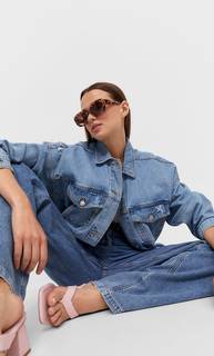 Stradivarius Квадратные Солнцезащитные Очки В Черепаховой Оправе Коричневый 103