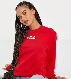 Красный oversized-свитшот с большим логотипом на груди Fila – эксклюзивно для ASOS