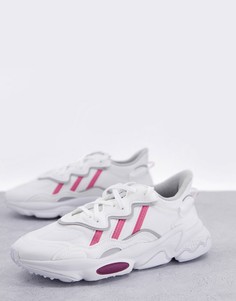 Белые кроссовки adidas Originals Ozweego-Белый