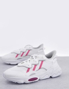 Белые кроссовки adidas Originals Ozweego-Белый