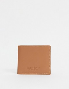 Кожаный бумажник двойного сложения Bolongaro Trevor Acton-Коричневый