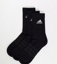 3 пары черных носков adidas-Черный цвет