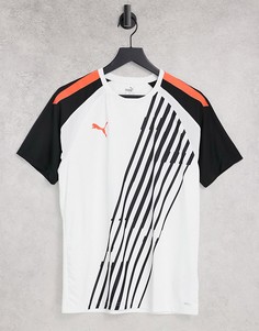 Белая футболка с принтом Puma Football-Белый