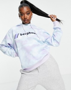 Сиреневый худи с принтом тай-дай Berghaus Heritage-Фиолетовый цвет