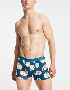 Боксеры-брифы с принтом суши ASOS DESIGN-Разноцветный