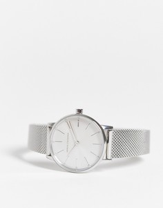 Женские часы с сетчатым ремешком Armani Exchange AX5565 Lola-Серебристый