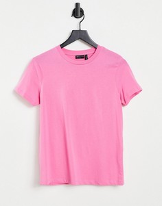 Розовая футболка из органического хлопка с круглым вырезом ASOS DESIGN Ultimate-Розовый цвет