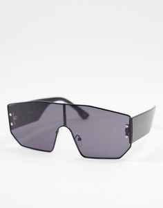 Солнцезащитные очки дымчато-черного цвета Jeepers Peepers-Черный цвет