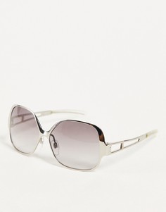 Солнцезащитные очки в стиле extreme oversized Jeepers Peepers-Серебристый