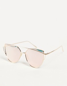 Солнцезащитные очки с прозрачными стеклами Jeepers Peepers-Золотистый