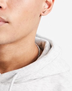 Серебристые серьги-шипы из нержавеющей стали Icon Brand-Серебристый