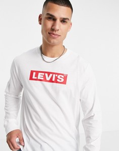 Белый свободный лонгслив с логотипом Levis Levis®