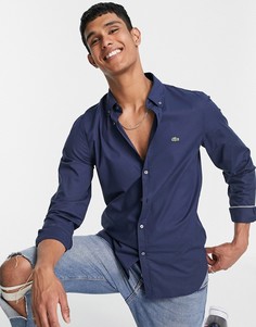 Рубашка с длинными рукавами Lacoste-Темно-синий
