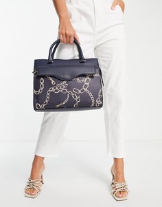 Сумка с ручками с принтом цепочек Fiorelli Olivia-Multi