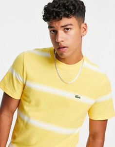 Футболка в полоску Lacoste-Желтый