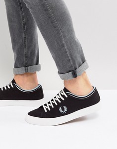 Черные парусиновые кеды Fred Perry Kendrick-Черный