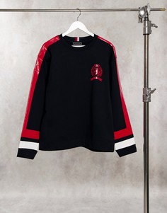 Спортивный свитшот в винтажном стиле Tommy Hilfiger Collections-Черный