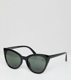Солнцезащитные очки "кошачий глаз" Weekday-Черный