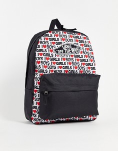 Рюкзак с принтом "I Heart Boys" Vans Sporty Realm Plus-Темно-синий