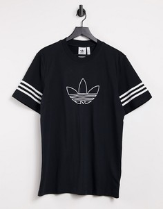 Черная футболка adidas Originals outline-Черный цвет