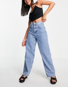 Синие свободные джинсы Topshop-Голубой