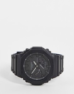 Черные часы в стиле унисекс на силиконовом ремешке Casio G Shock GA-2100-Черный цвет
