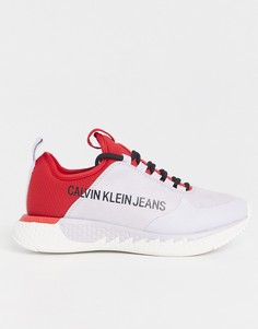 Кроссовки красного / сиреневого цвета Calvin Klein Jeans adamina-Фиолетовый цвет