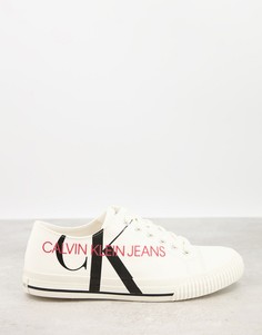 Белые кеды Calvin Klein Jeans Ivano-Белый
