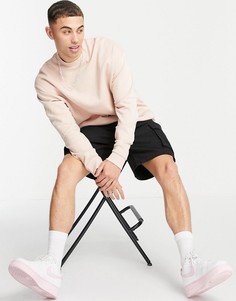 Oversized-свитшот розового цвета из органического хлопка ASOS DESIGN-Розовый цвет