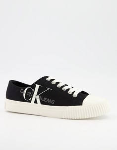 Черные кроссовки с логотипом Calvin Klein Jeans Iraya-Черный цвет