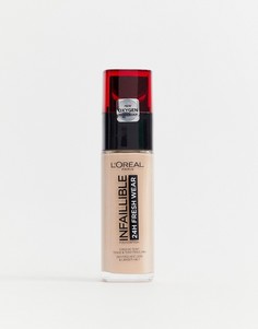 Жидкая тональная основа на 24 часа LOreal Paris Infallible-Белый Loreal