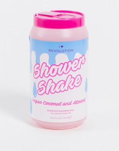 Гель для душа с ароматом кокосово-миндального молочного коктейля I Heart Revolution – Tasty Shower Milkshake Vegan Coconut and Almond-Бесцветный