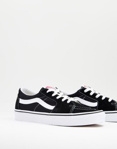 Черные низкие кроссовки Vans Sk8-Low-Черный цвет
