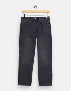 Черные прямые джинсы Topshop-Черный цвет